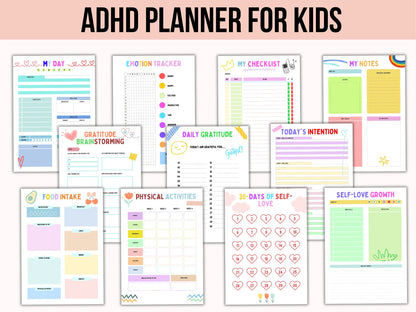 ADHD Planner for Kids - Digital