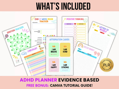 ADHD Planner for Kids - Digital